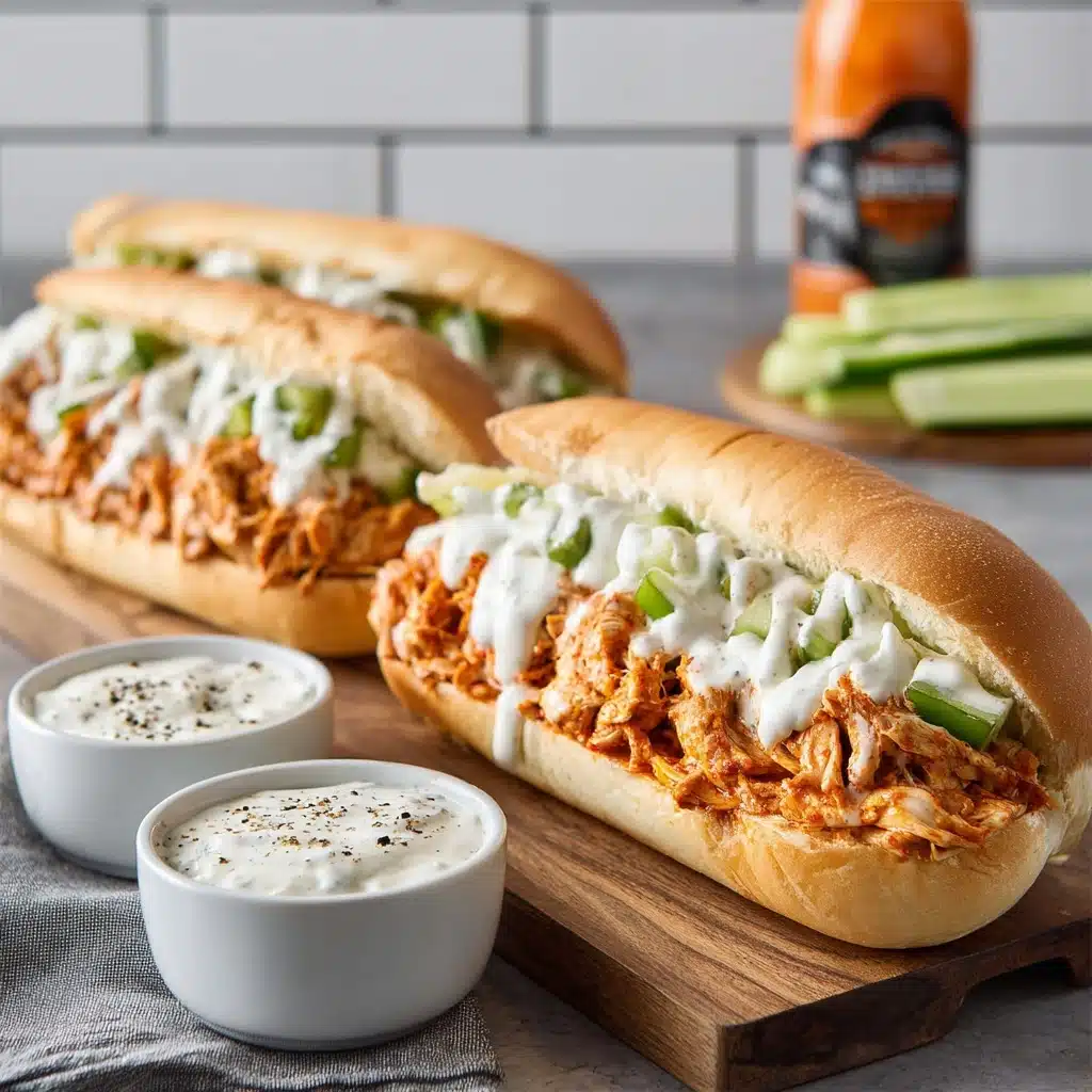 Best Buffalo Chicken Cheesesteak Recipe - Recipe Image