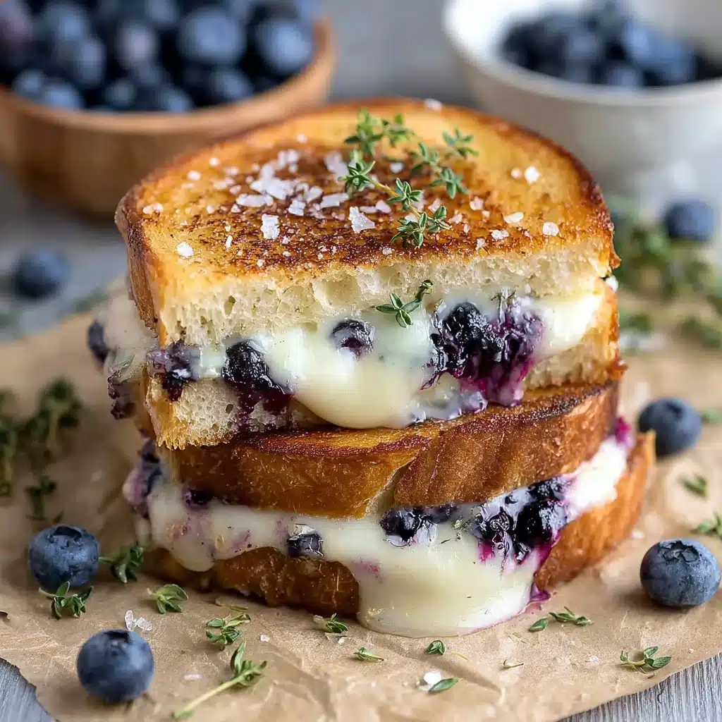 Crispy Blueberry Grilled Cheese Recipe