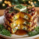 Cheddar Jalapeño Cornbread Waffles Recipe