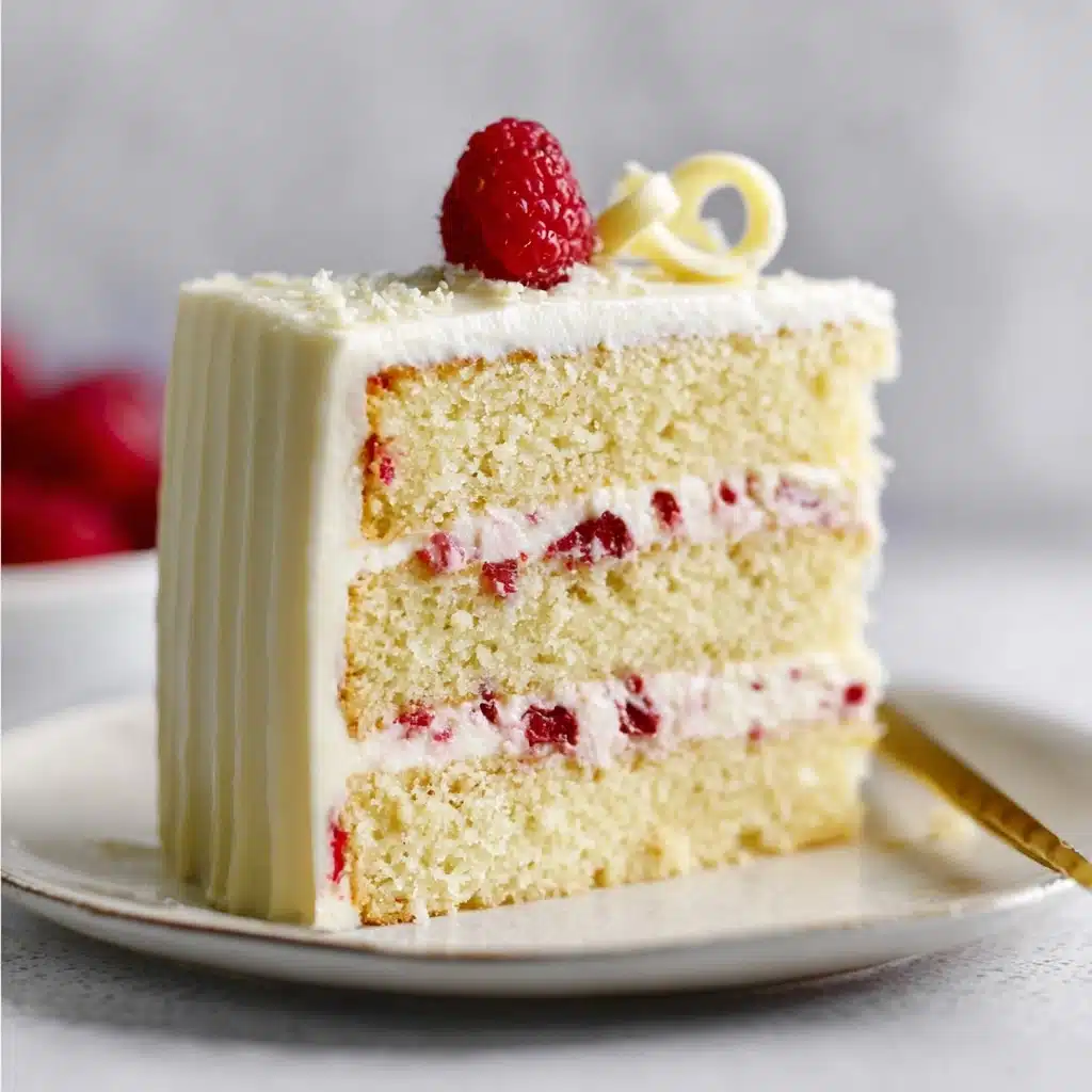 White Chocolate Raspberry Cake Recipe - Recipe Image