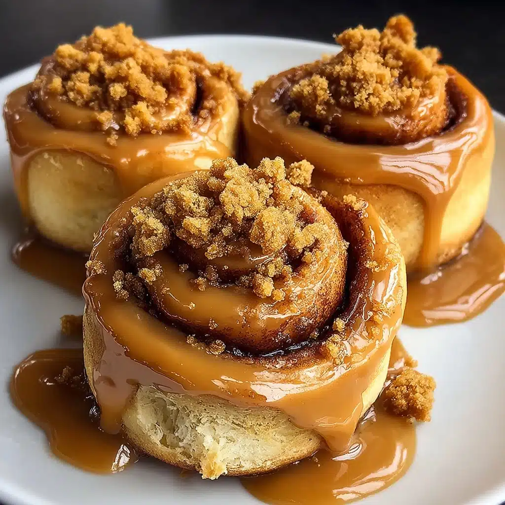 Biscoff Cookie Butter Cinnamon Rolls Recipe - Recipe Image