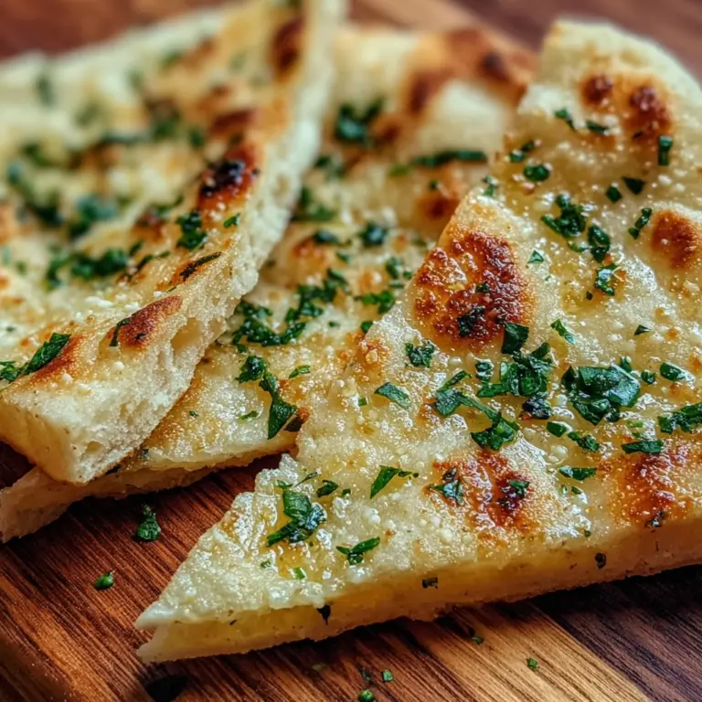 Air Fryer Garlic Flatbread – Quick & Delicious Recipe