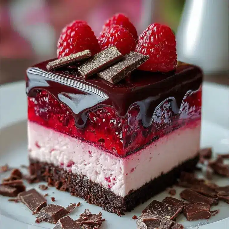 Chocolate Raspberry Drip Cake Recipe