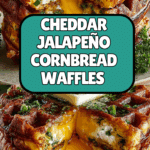 Cheddar Jalapeño Cornbread Waffles Recipe