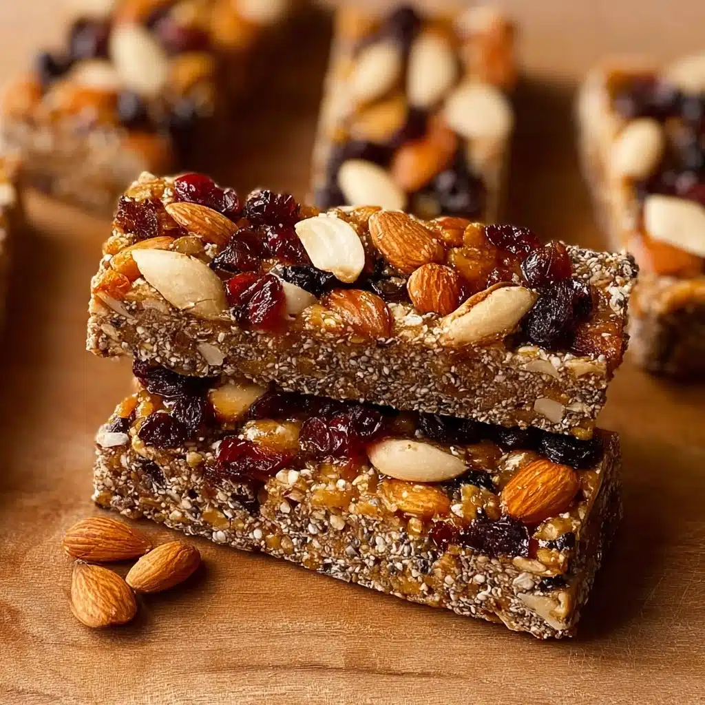 No-Bake Granola Bars Recipe - Recipe Image