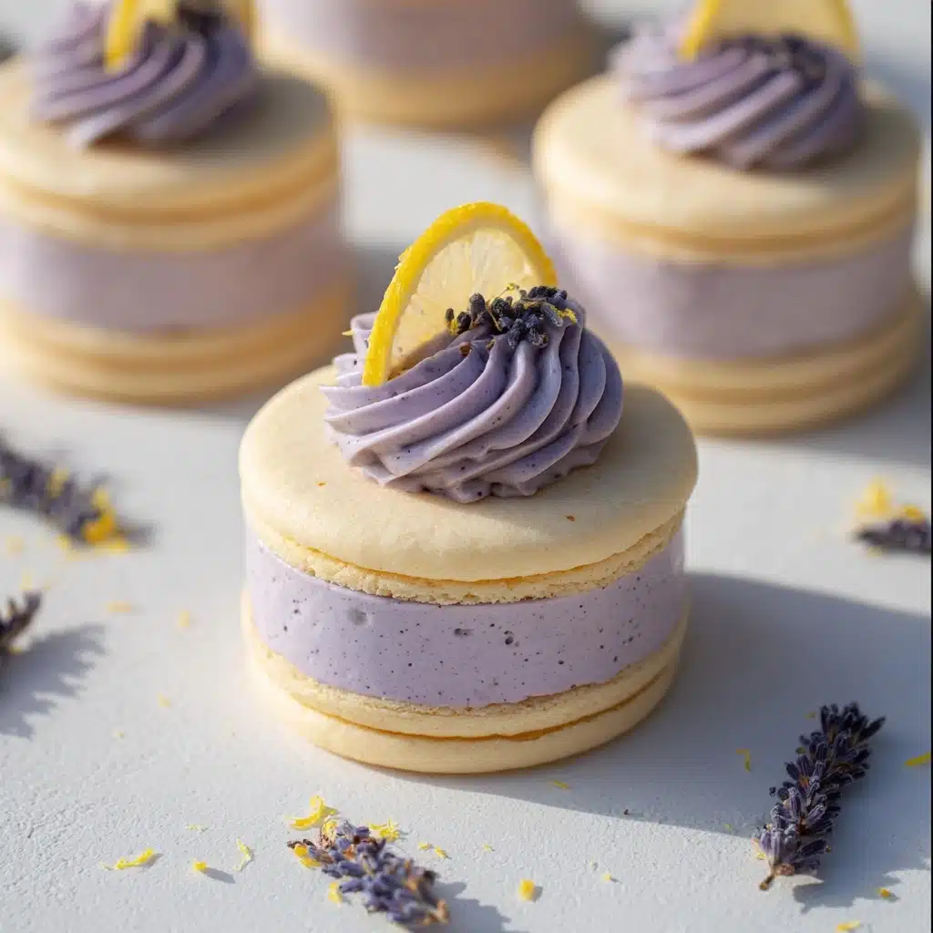 Lemon Lavender Sandwich Cookies Recipe - Recipe Image