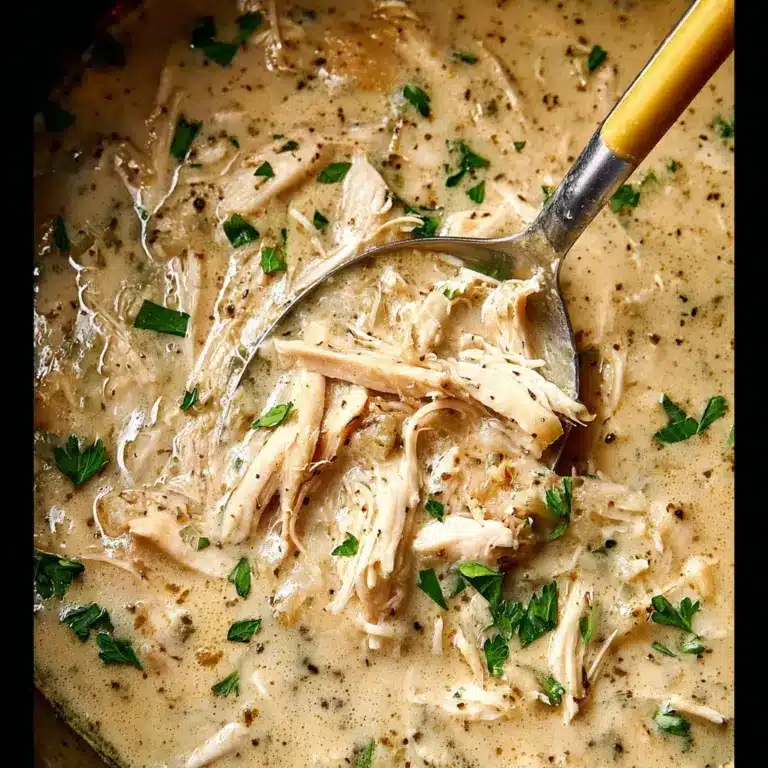 Easy Crockpot Chicken and Gravy Recipe