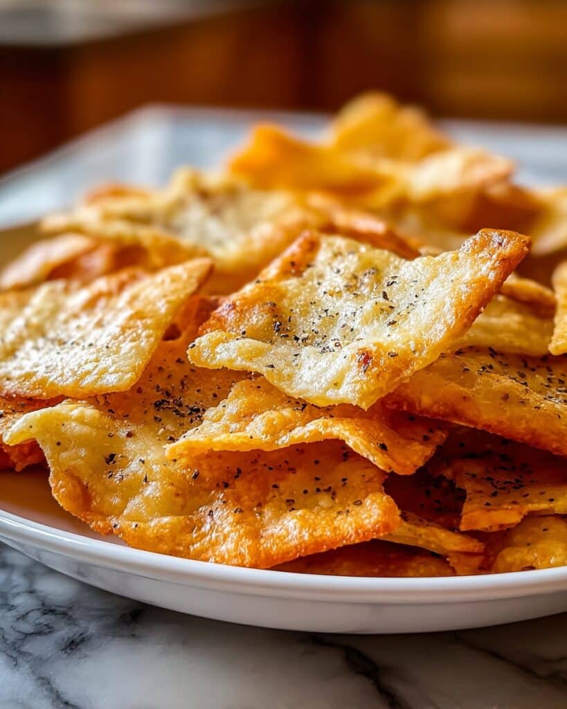 Crunchy Cottage Cheese Chips Recipe