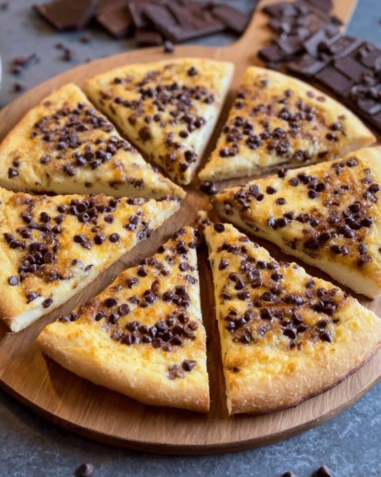Chocolate Chip Dessert Pizza Recipe