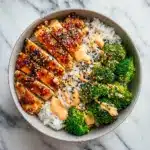Healthy Sticky Chicken Bowls Recipe! Recipe