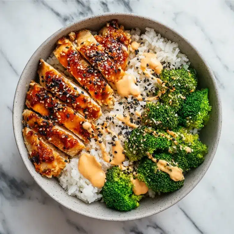 Healthy Sticky Chicken Bowls Recipe! Recipe