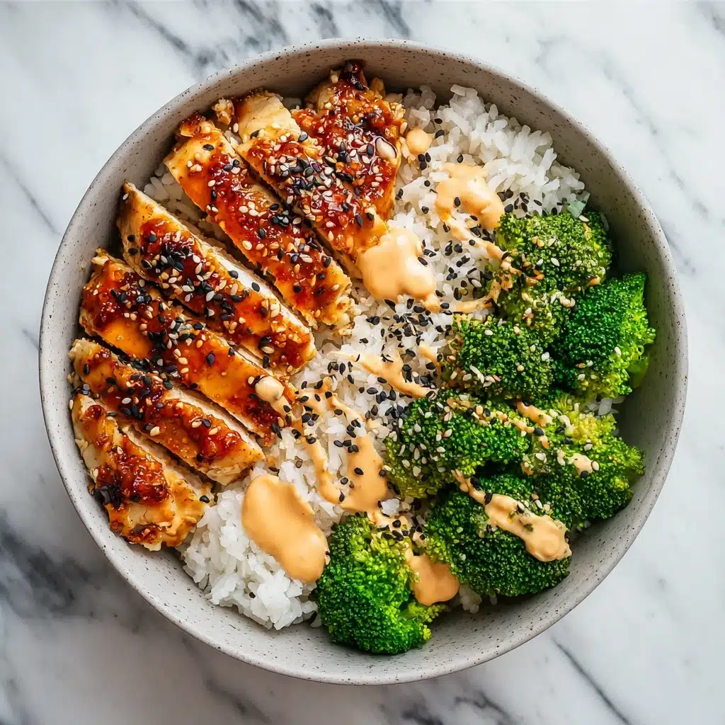 Healthy Sticky Chicken Bowls Recipe! Recipe