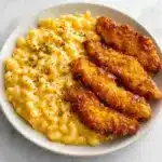 Hot Honey Chicken Tenders with Baked Mac and Cheese Recipe