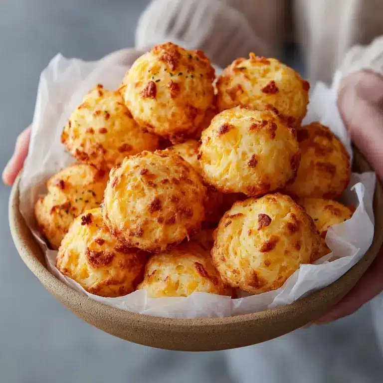 Keto Cheese Puffed Snacks Recipe