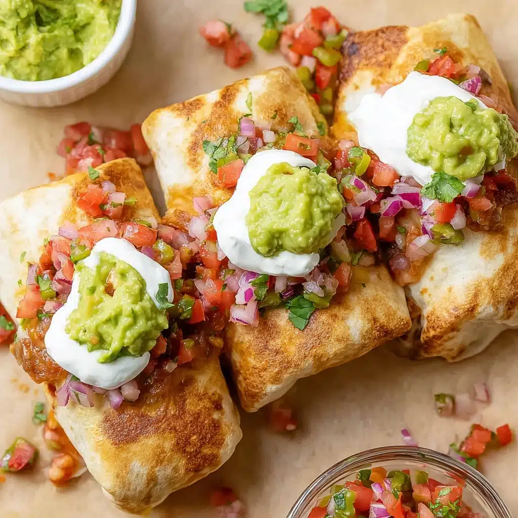Baked Chicken Chimichanga Recipe