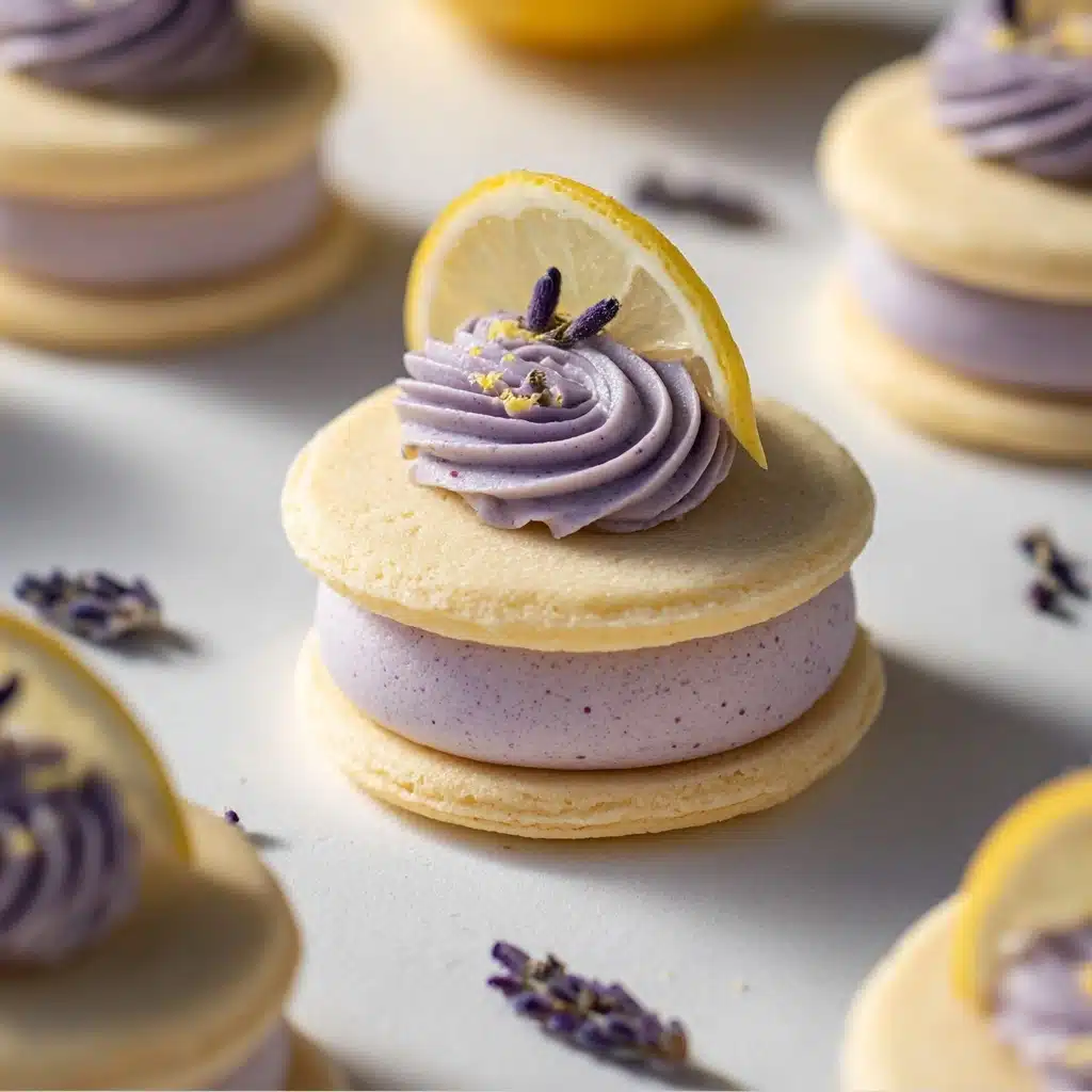 Lemon Lavender Sandwich Cookies Recipe - Recipe Image
