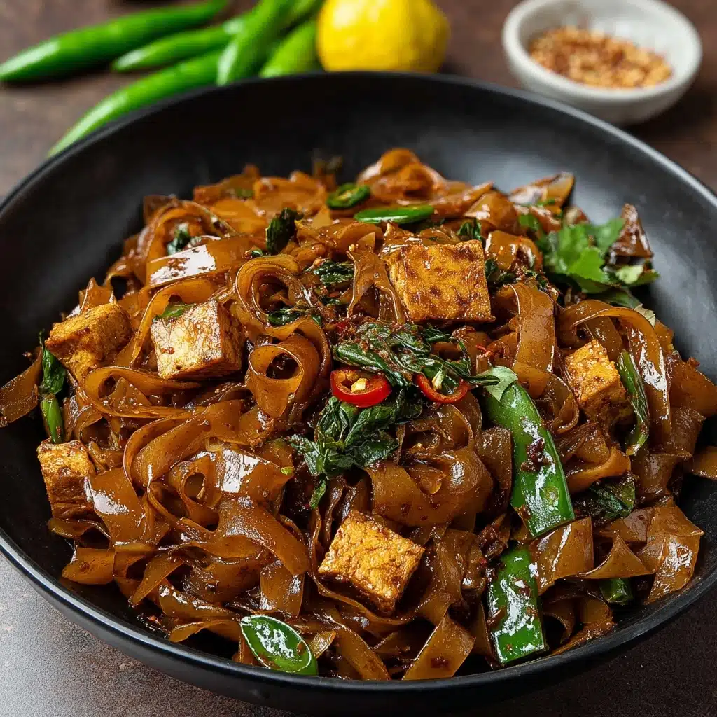 Street Style Thai Drunken Noodles Recipe - Recipe Image