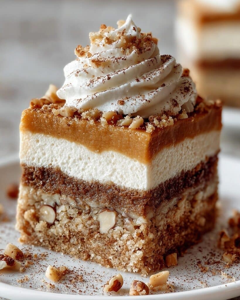The BEST Pumpkin Cheesecake Bars Recipe