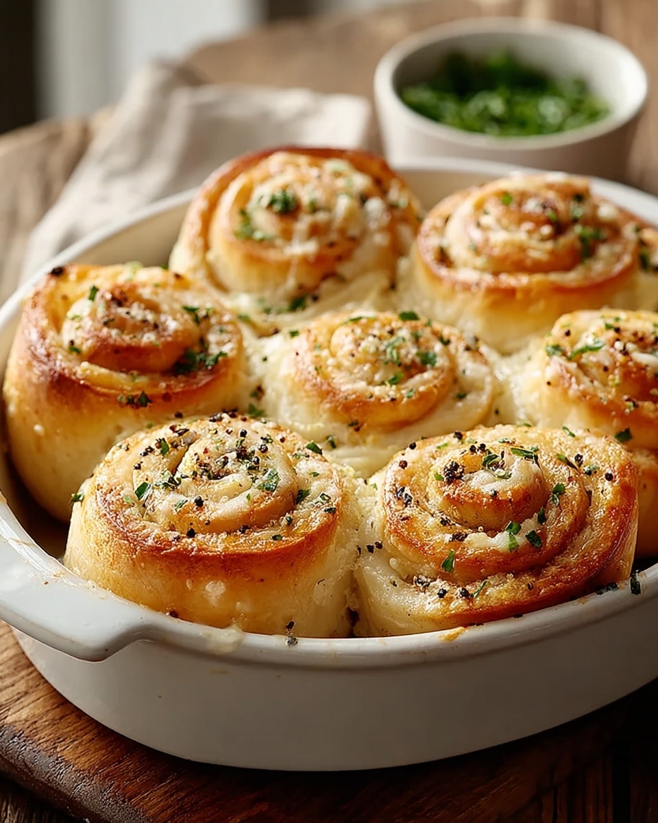 Garlic Swirl Rolls Recipe