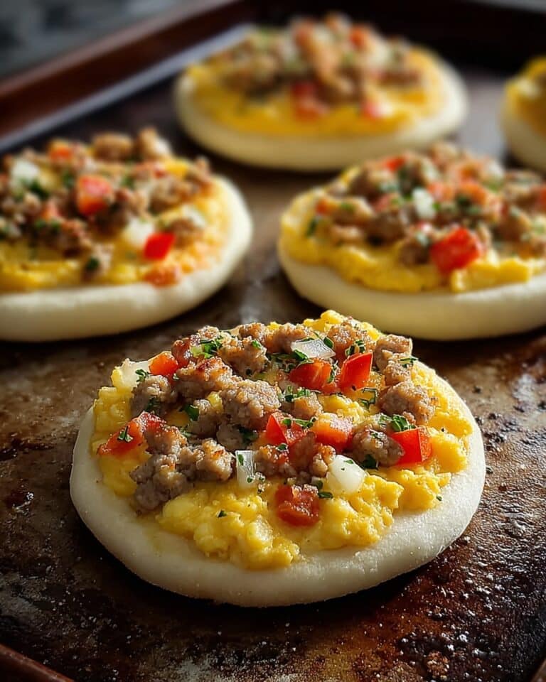 Muffin Breakfast Pizza – The Breakfast You’ll Crave Every Morning Recipe