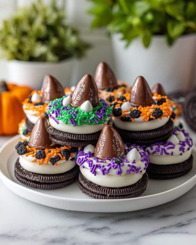 Tasty Oreo Witch Hat Cookies Recipe