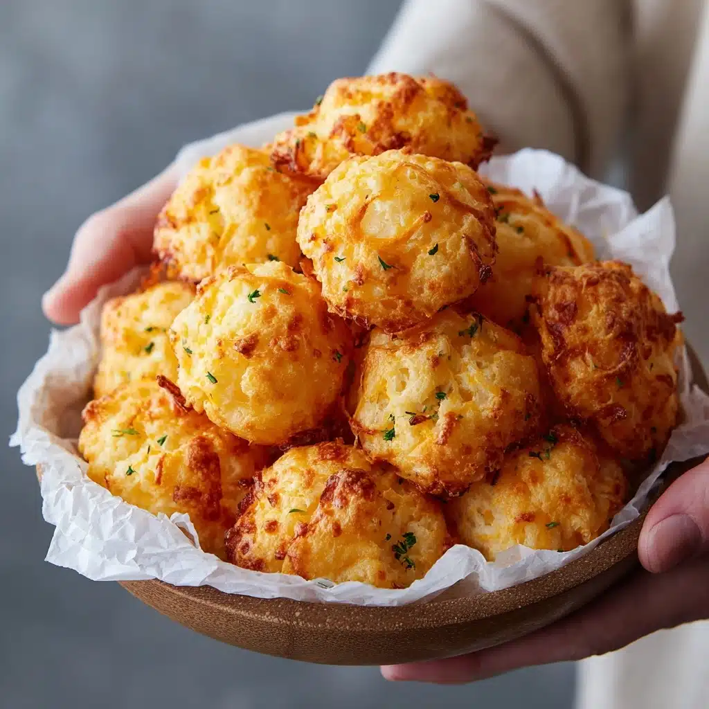 Keto Cheese Puffed Snacks Recipe - Recipe Image