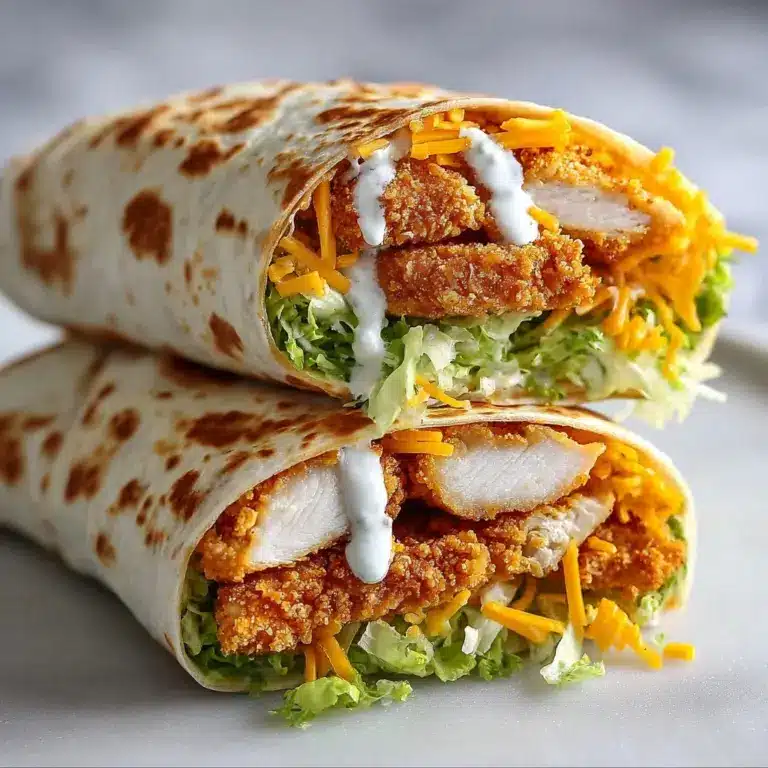 crispy chicken ranch snack wrap Recipe