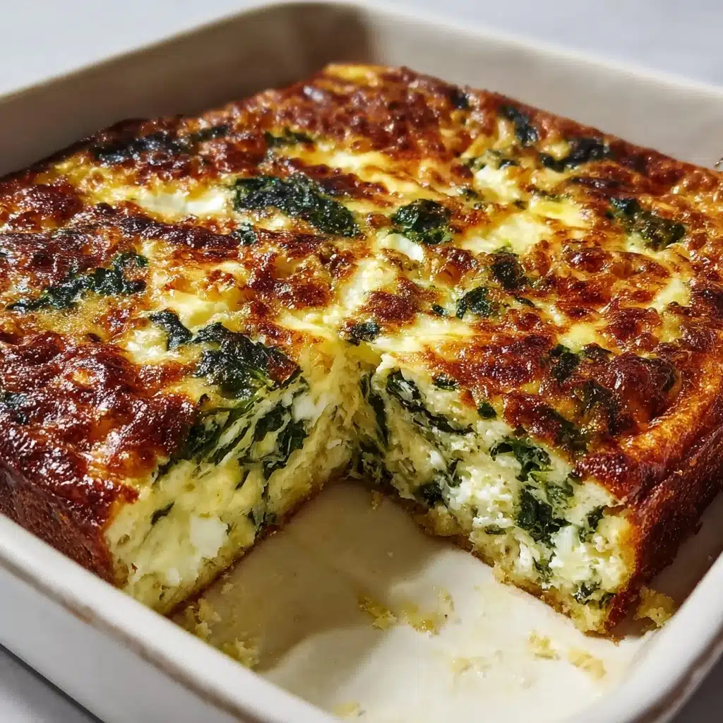 Spinach Cottage Cheese Egg Bake – High Protein, No Fuss Recipe