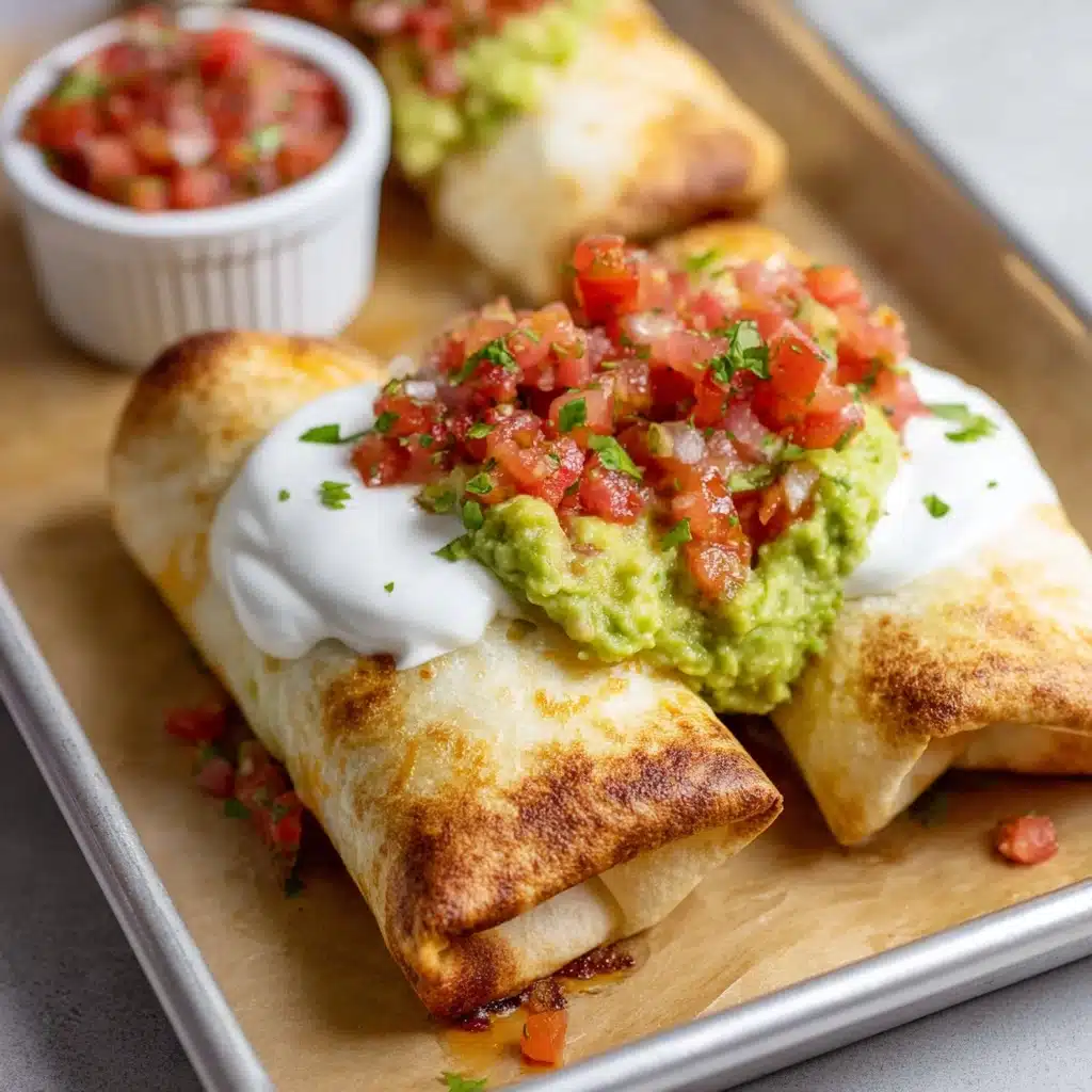 Baked Chicken Chimichanga Recipe - Recipe Image