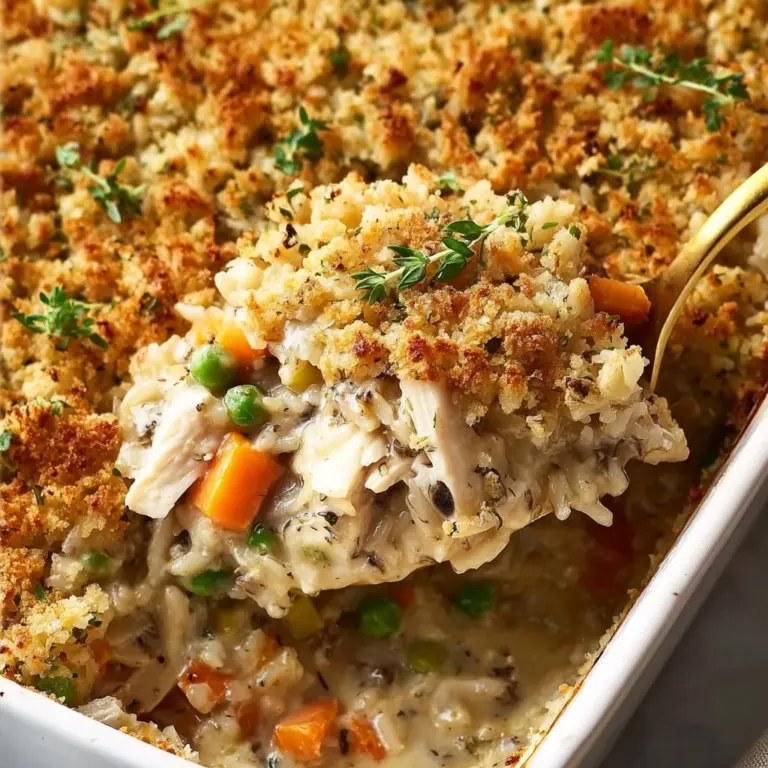 Chicken Wild Rice Casserole Recipe