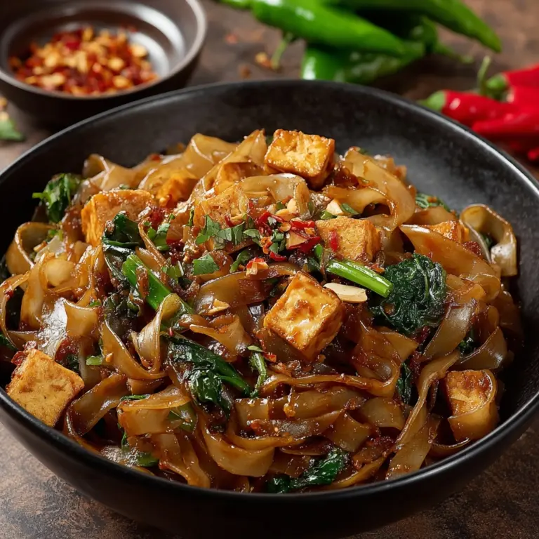 Street Style Thai Drunken Noodles Recipe
