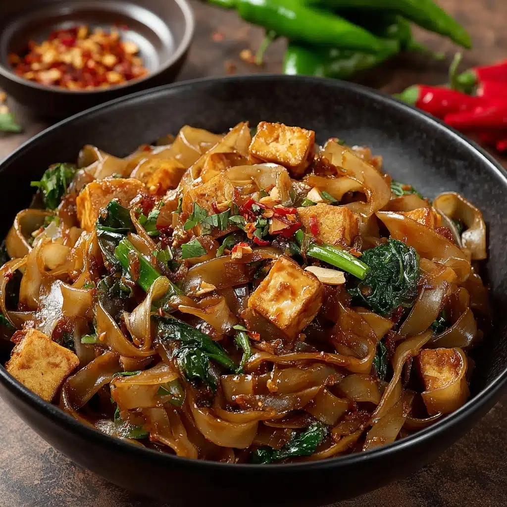 Street Style Thai Drunken Noodles Recipe - Recipe Image