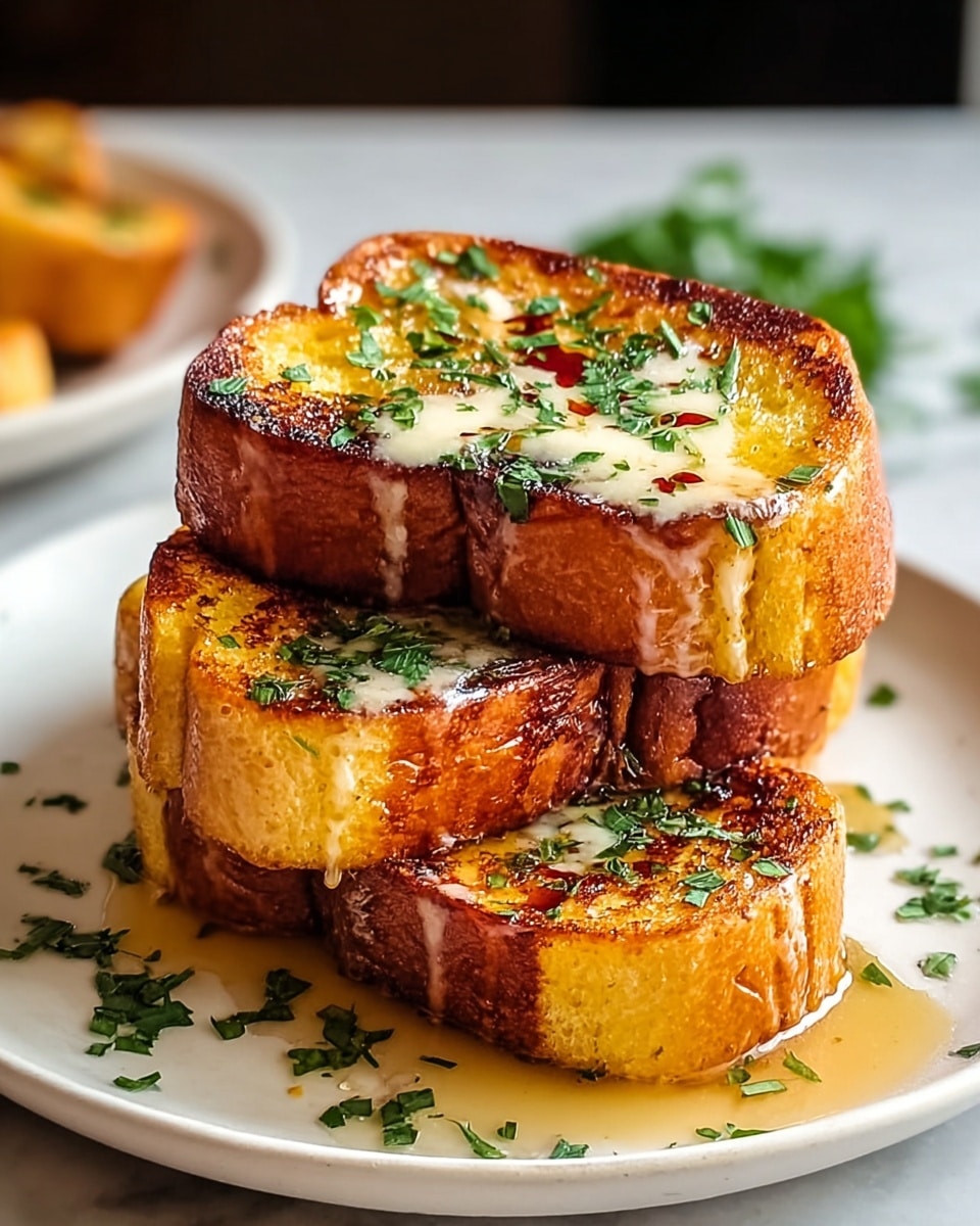 Savory French Toast with Cheese and Herbs Recipe