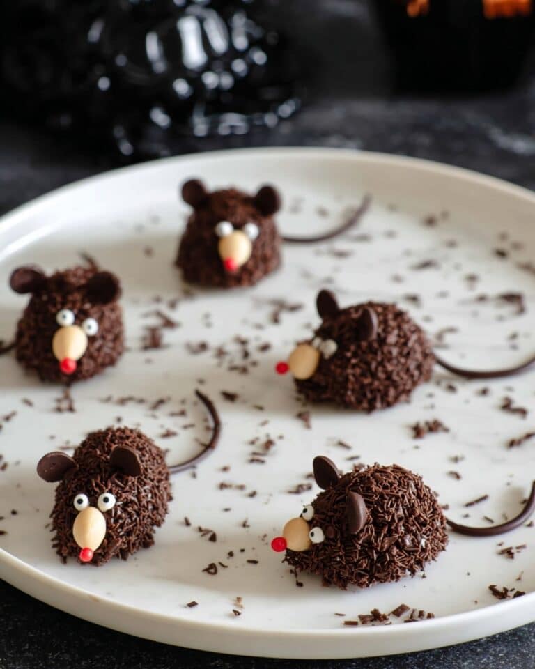 Strawberry and Chocolate Fudge Mice Recipe