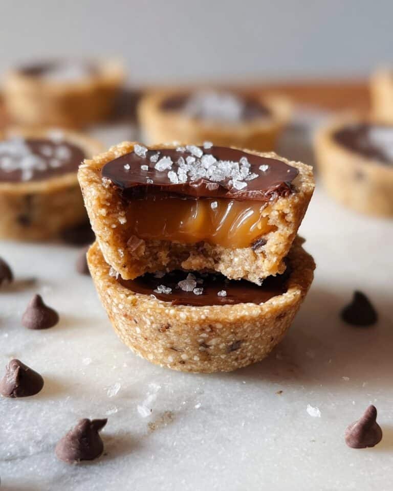 Healthy Twix Cookie Cups Recipe