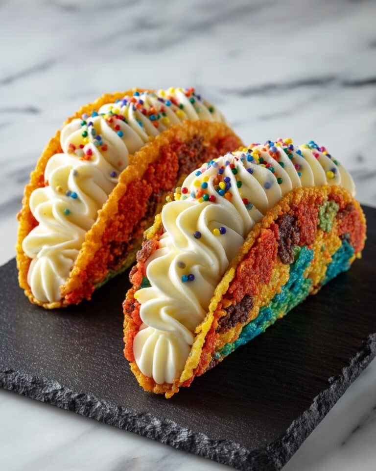 Fruity Pebbles Cheesecake Tacos Recipe