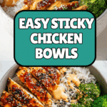 Healthy Sticky Chicken Bowls Recipe! Recipe