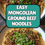 Mongolian Ground Beef Noodles Recipe