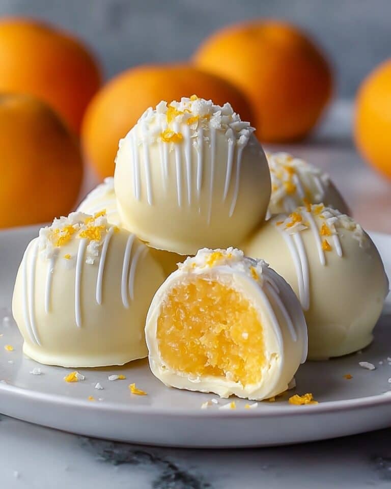 White Chocolate Orange Creamsicle Truffles Recipe