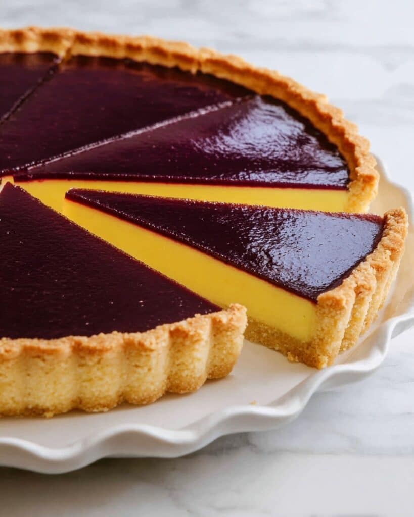 Blueberry Lemon Curd Tart Recipe