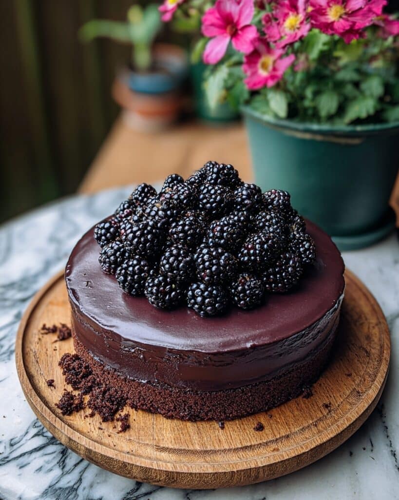 Blackberry Velvet Gothic Cake Recipe