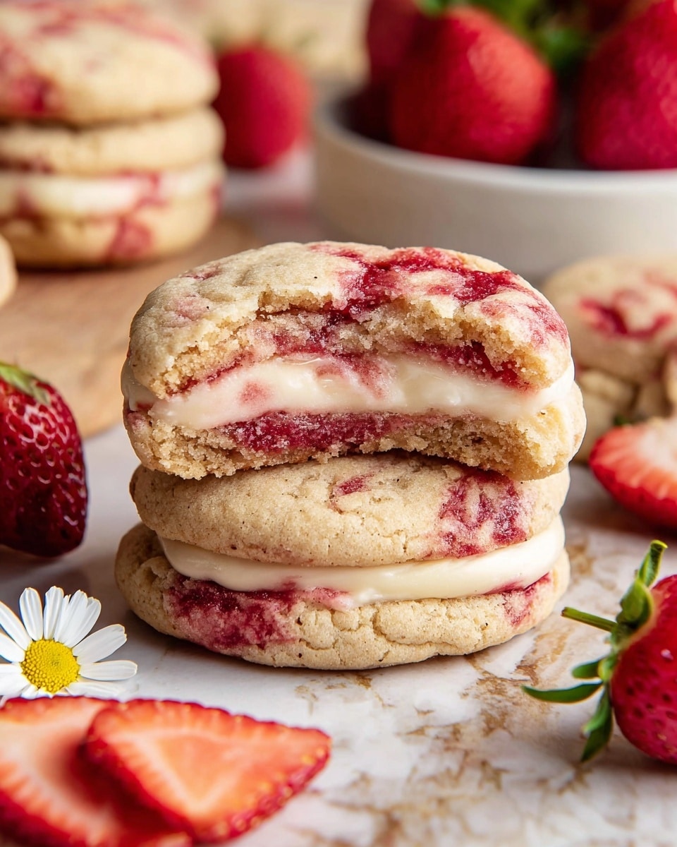 Strawberry Cheesecake Cookies Recipe