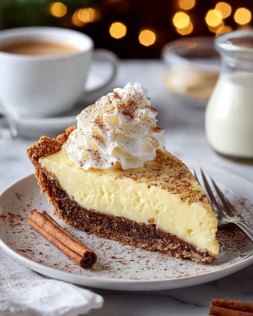 Christmas Eve Cinnamon Vanilla Custard Pie Recipe