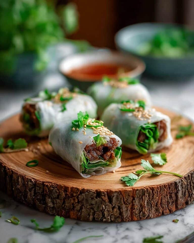 20 Minute Thai Basil Beef Rolls Recipe