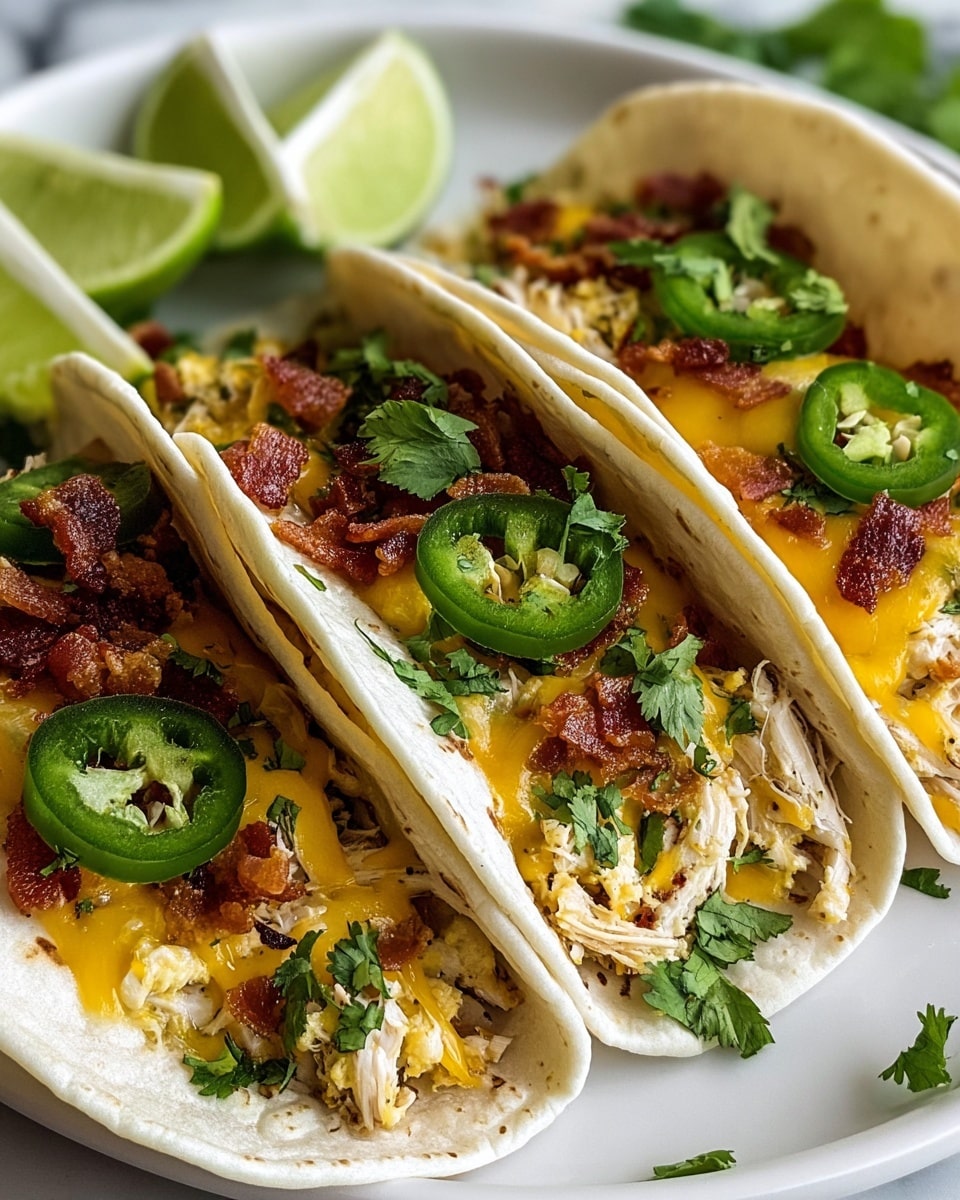 Jalapeño Popper Chicken Tacos Recipe