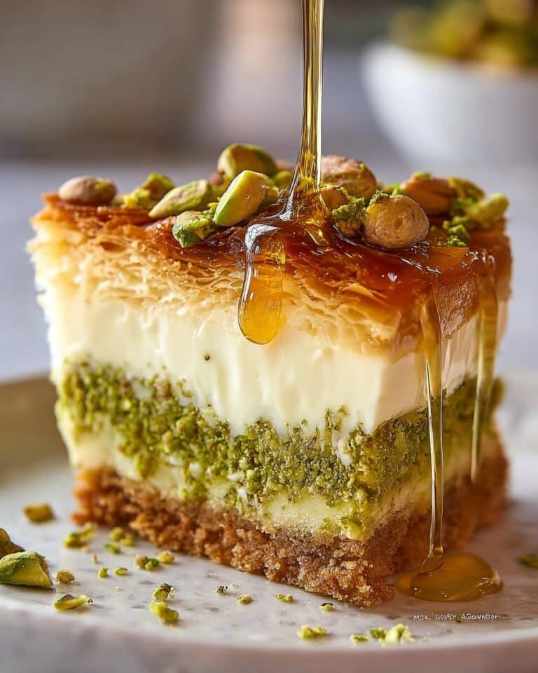Baklava Pistachio Cheesecake Recipe
