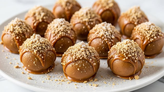 No-Bake Biscoff Truffles Creamy Cookie Butter Dessert Balls Recipe