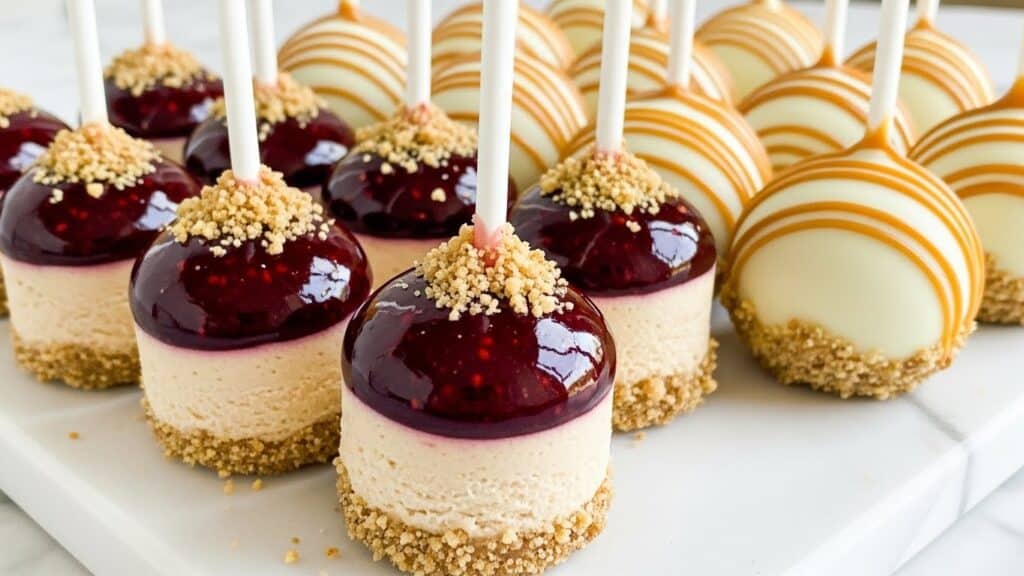 No-Bake Cheesecake Pops Recipe