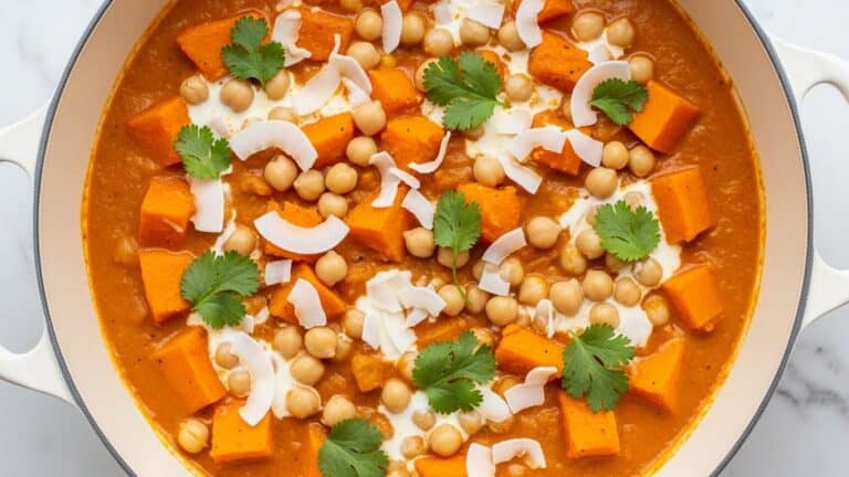 Pumpkin Curry with Chickpeas and Coconut Recipe