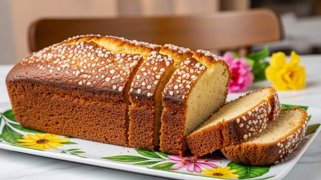 Spiced Apple Cider Donut Loaf Recipe